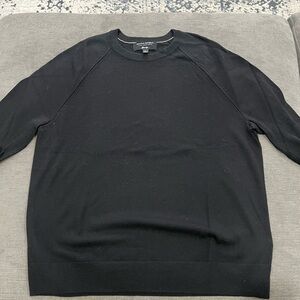 Banana Republic Men's Black Crewneck Sweater